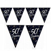 GIRLANDA NA 50 URODZINY flagi 50th Birthday 270cm