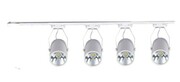 207 ZESTAW 4 reflektory LED 12W SKLEPOWE szyna 2m