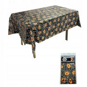 Obrus foliowy Halloween czarny w dynie137 x 274 cm