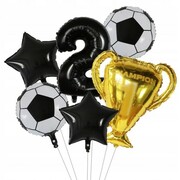 Zestaw balonów piłka nożna na drugie 2 urodziny