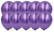 Balony lateksowe fioletowe metaliczne 10szt 5 cali