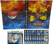 Album 3D na karty kolekcjonerskie POKOEMON klaser na 240 + 100 kart mix