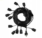 GIRLANDA lampki ogrodowe IP65 5m łańcuch sznur 10p