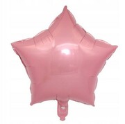 BALON foliowy różowy gwiazda gwiazdka 45cm