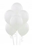 Balony pastelowe białe 10szt wesele urodziny 30 cm