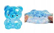 Gniotek Gumowy Antystresowy sensoryczny brokatowy mini miś misio 5 cm mix