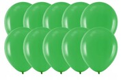 Balony lateksowe zielone ciemna zieleń 10 szt 5 cali 12 cm urodziny roczek
