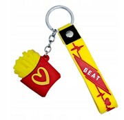 Brelok do kluczy plecaka zabawka breloczek burger frytki cola popcorn