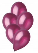 Balony lateksowe metaliczne śliwkowy fiolet 5 szt