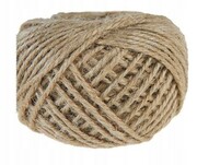 Sznurek jutowy dekoracyjny ozdobny naturalny juta 50 m 3 mm DIY dekoracje