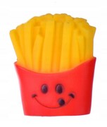 Zabawka gumowa gryzak dla psa psów 8cm frytki