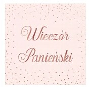 Papierowe serwetki Wieczór Panieński różowe 10szt