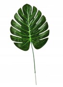 Liście liść monstery 15 x 18 cm sztuczny zestaw 2 szt ozdoba dekoracje