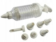 Dekorator strzykawka pistolet do dekoracji tortu