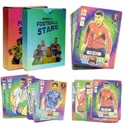 karty Piłkarskie kolekcjonerskie saszetka talia 55 sztuk kolorowe booster