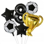 Zestaw balonów piłka nożna na ósme 8 urodziny