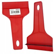 Skrobaczka do szyb samochodowa skrobak z gumką do odśnieżania szronu 17 cm