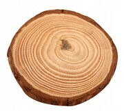 Dekoracja drewniana okrągła krążek krążki kółka z drewna 3 szt. 5-6 cm DIY