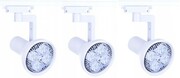 852 3x Reflektor ŻARÓWKA e27 LED 30W szyna 1,5m