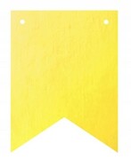 Baner girlanda DIY złoty metaliczny flagi dekoracj