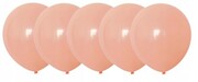 Balony pastelowe pomarańczowe 5 cali 5 szt. party