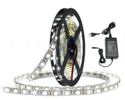 WODOODPORNA TAŚMA LED 5050 5m zasilacz 12V B ZIMNY