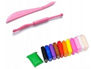 12 szt plastyczna CIASTOLINA senso glina piankowa