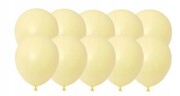 Balony pastelowe ŻÓŁTE 10 szt urodziny 30 cm HIT