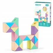 Układanka magiczna SNAKE pastelowy kostka 24 el