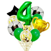 Zestaw balonów piłka nożna na czwarte 4 urodziny