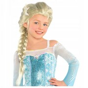 Elza PERUKA WŁOSY WARKOCZ STRÓJ KOSTIUM FROZEN