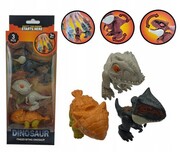 Zestaw 3 szt figurki dinozaury zabawki na prezent dinozaur gryzący palce
