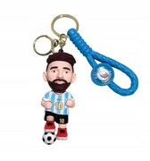 Brelok wisiorek do kluczy plecaka figurka piłkarz MESSI piłka nożna mix