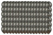 Balony metaliczne grafitowe shiny 5 cali 100 szt.