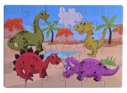 Puzzle edukacyjne układanka DINOZAUR 24 elementów