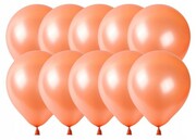 Balony lateksowe metaliczne rose gold 5 cali 10szt