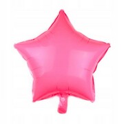 BALON foliowy pastel różowy GWIAZDKA GWIAZDA 45 cm