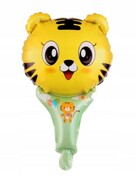 BALON foliowy urodziny lizak zielony tygrysek 44cm