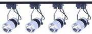 253 zestaw 4x NAŚWIETLACZ LED COB 12W WYSTAWA 3m