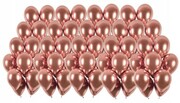 Balony shiny lateksowe 100 szt. rose gold 5 cali
