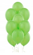 Balony lateksowe 10 szt metaliczne zielone 5 cali