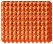Balony lateksowe pomarańczowe w paski tygrysa tygrysie tygrys 30 cm 100 szt