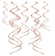 Girlanda Świderki dekoracja wisząca rose gold 5szt