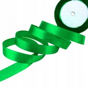 Wstążka zielona tasiemka satynowa 1,5 cm x 22m