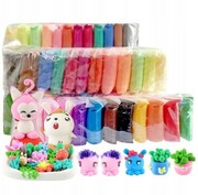 36 szt plastyczna CIASTOLINA senso glina piankowa