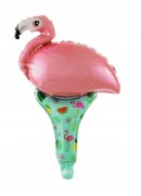 BALON foliowy urodziny lizak flaming różowy 50 cm