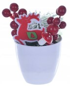 Stroik świąteczny święta dekoracja 13 cm Renifer