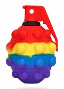 PUSH BUBBLE pop it sensoryczna granat kolorowy