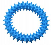 Zabawka gumowa dla psa gryzak kość ringo kółko 9cm