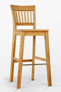 Krzesło dębowe barowe D hoker Woodica